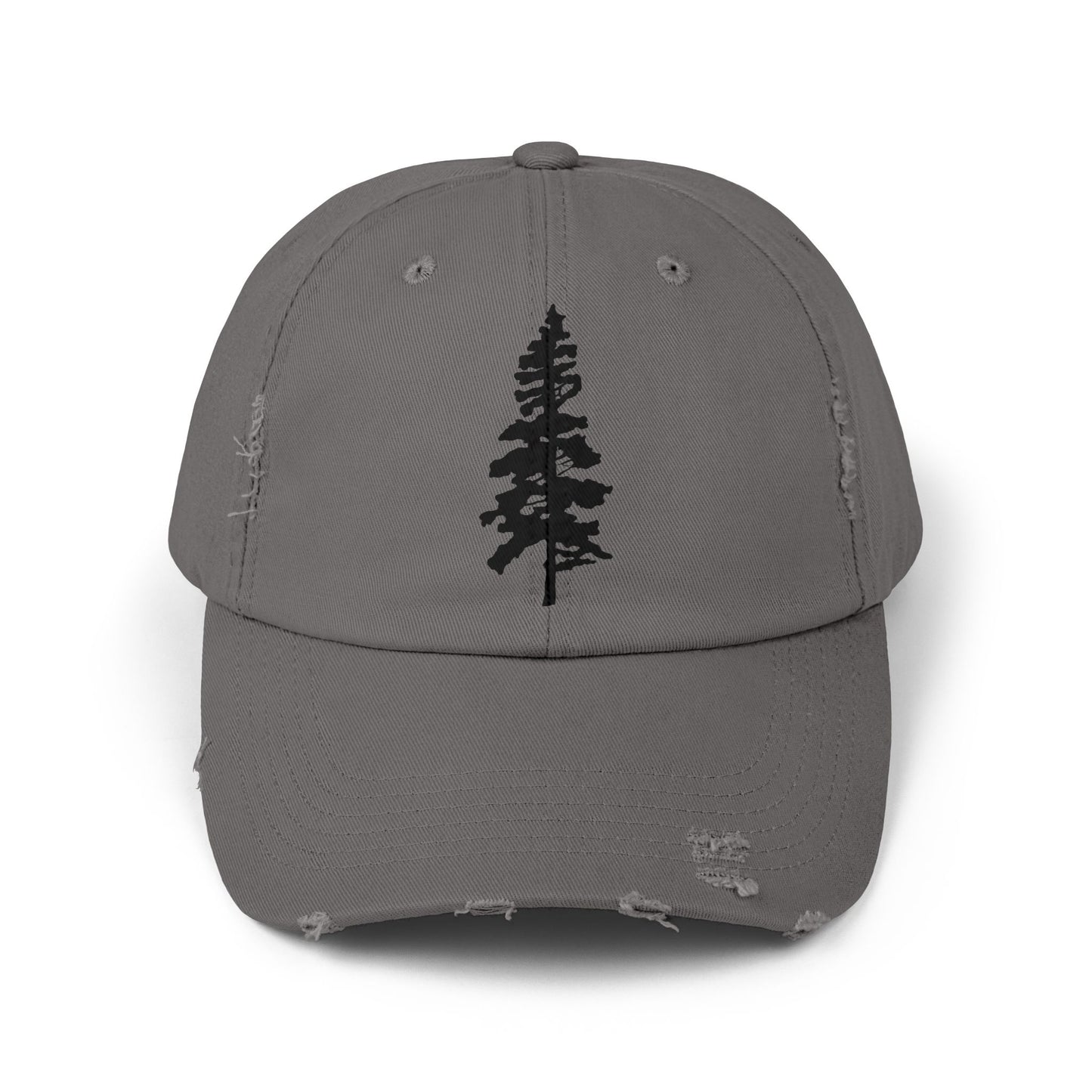 Spruce Tree Distressed Cap
