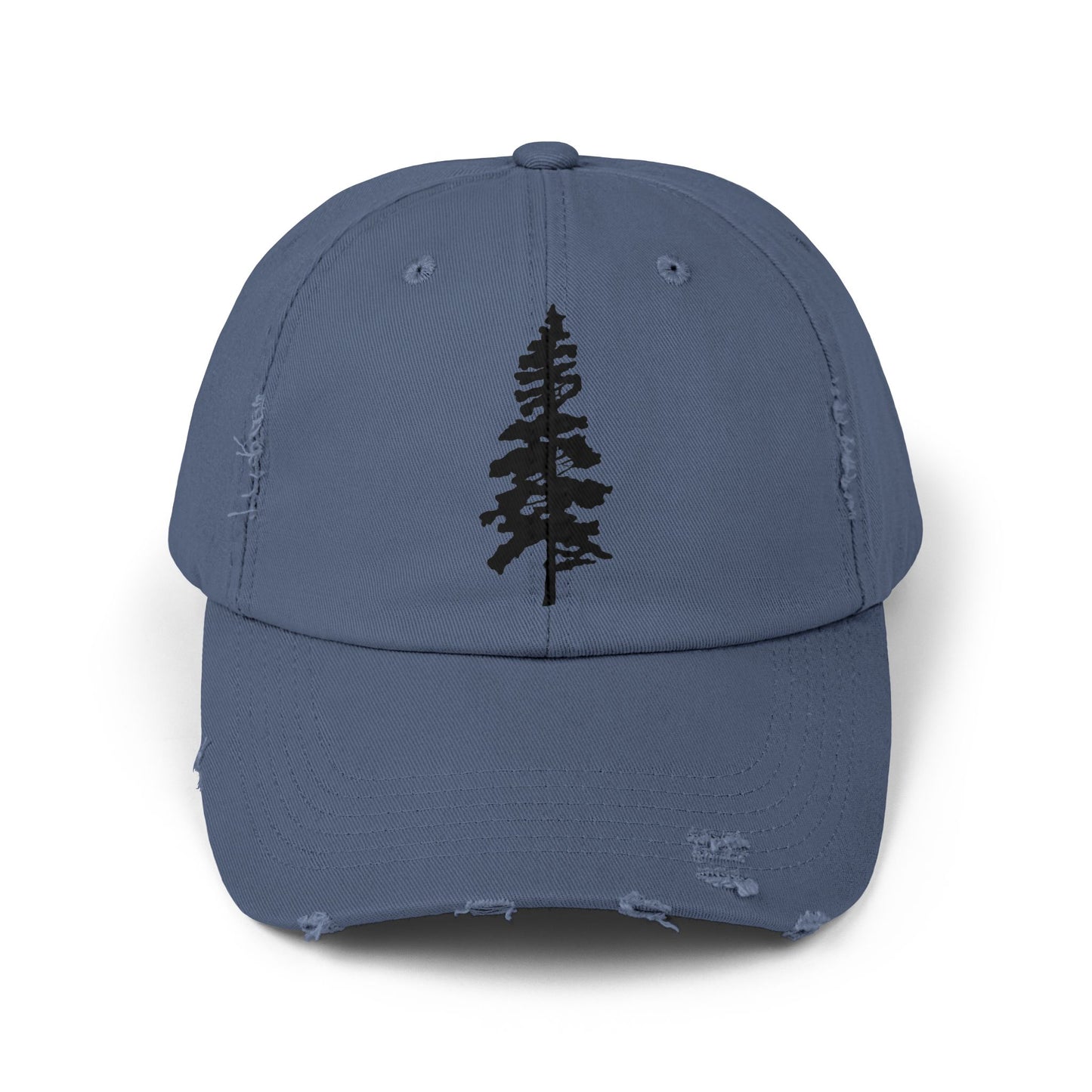 Spruce Tree Distressed Cap