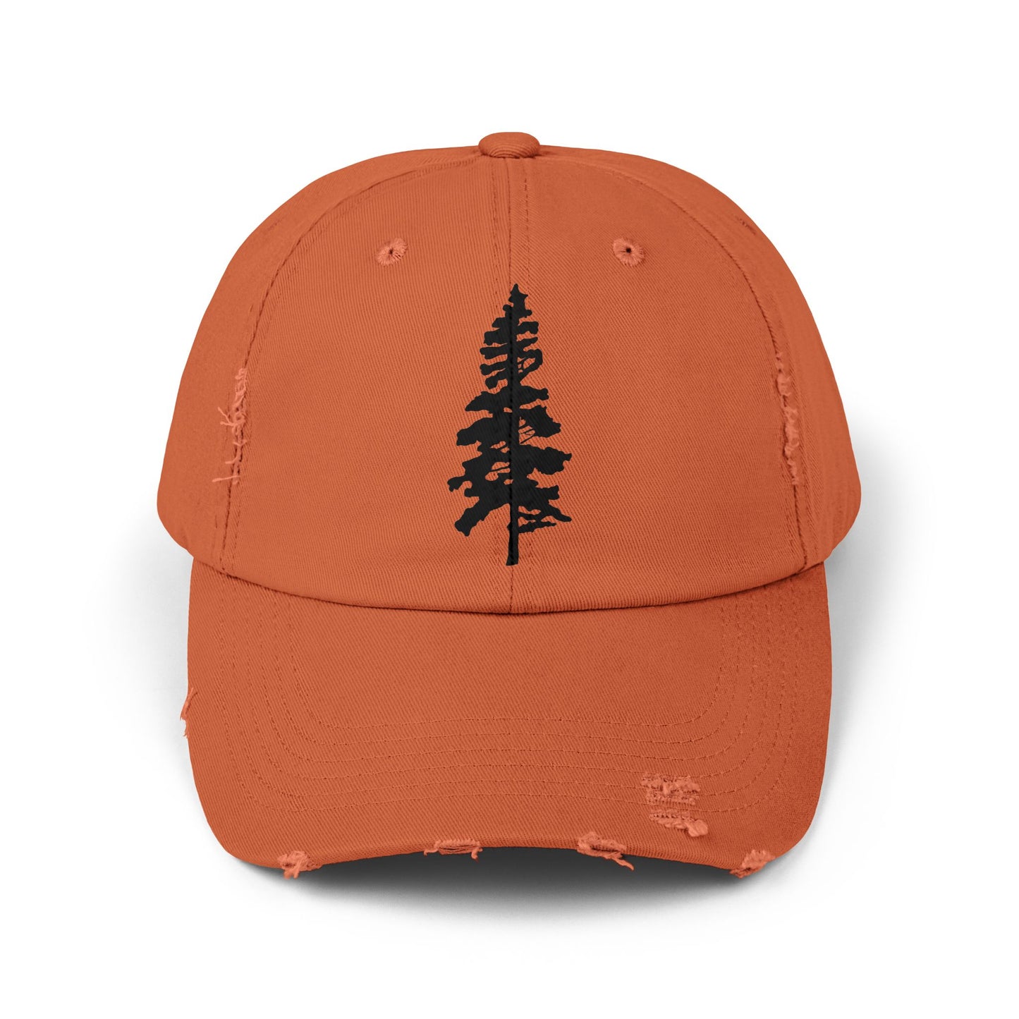 Spruce Tree Distressed Cap