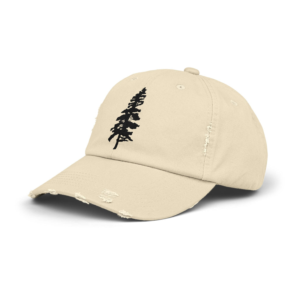 Spruce Tree Distressed Cap